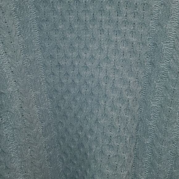 Dip Women's Open Front Teal Knit Sweater Cardigan Size Small - Picture 6 of 8